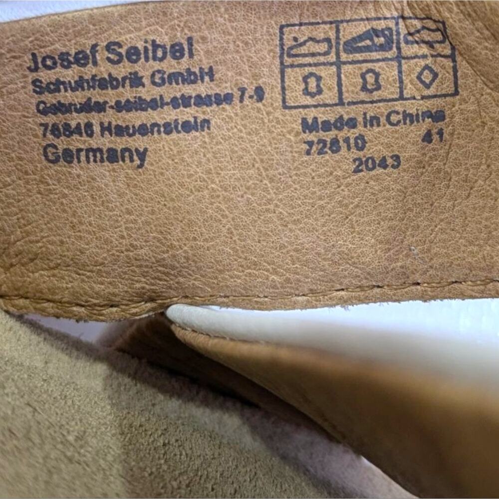 Josef Seibel Clea 10 Sandals Size 41 US 10/10.5 EUC $159   S3607 - Picture 11 of 12